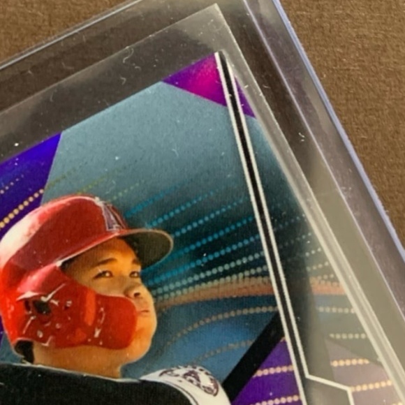 Shohei Ohtani /250 numbered Topps Stadium Club Purple Refractor Baseball Card - Picture 6 of 8